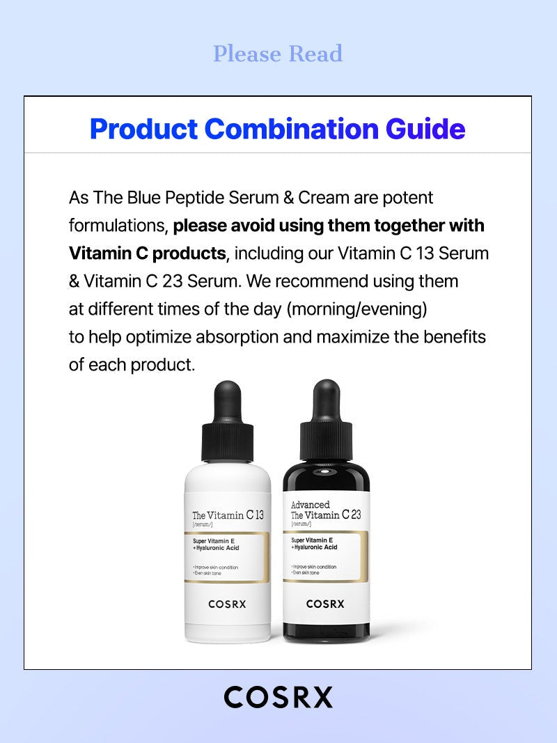 COSRX The Blue Peptide Bakuchiol Plump Glow Serum