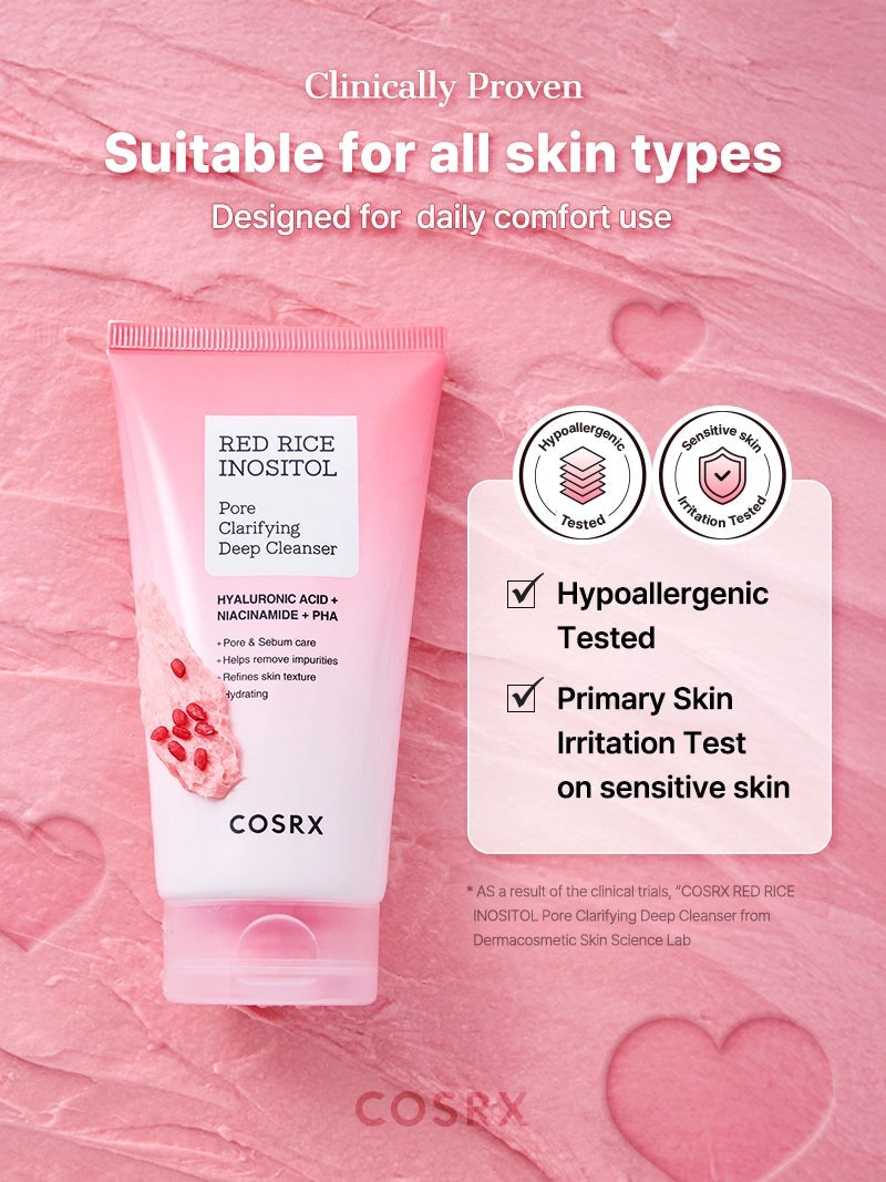 COSRX RED RICE INOSITOL Pore Clarifying Deep Cleanser