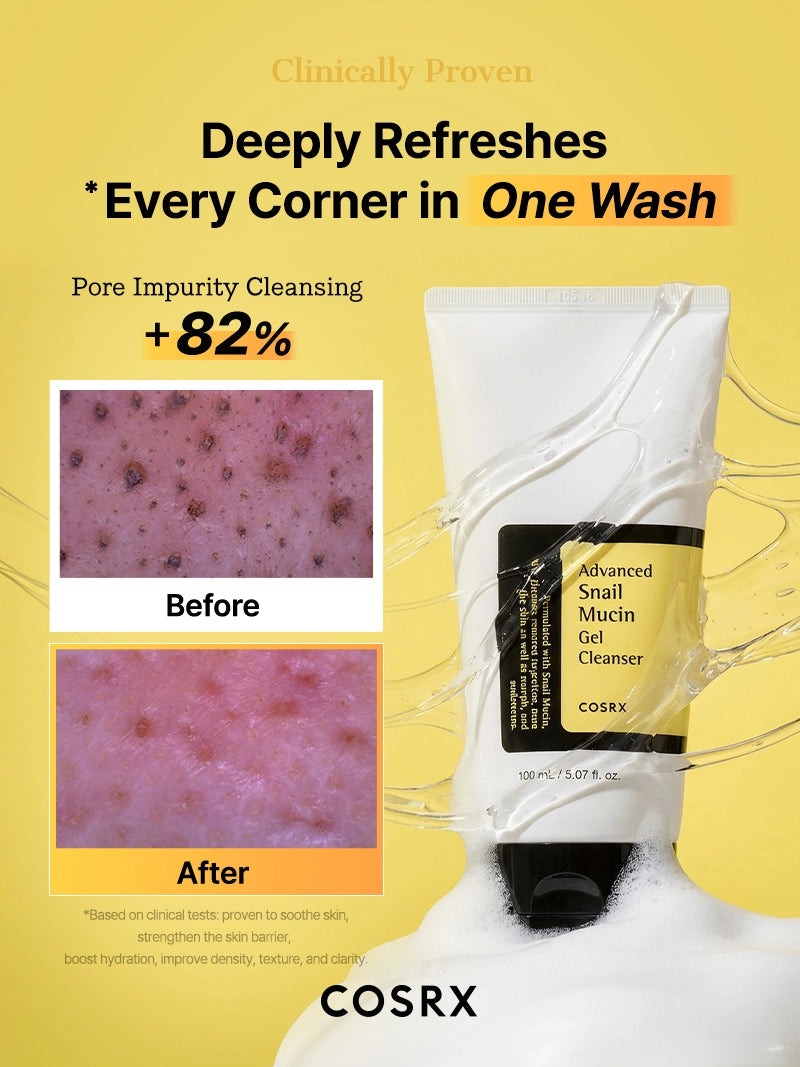 Advanced Snail Mucin Gel Cleanser
