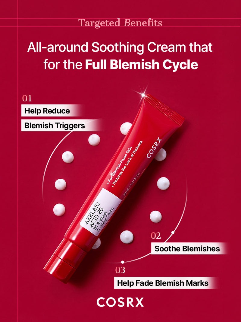COSRX Azelaic Acid 20 B5 Redness Soothing Cream