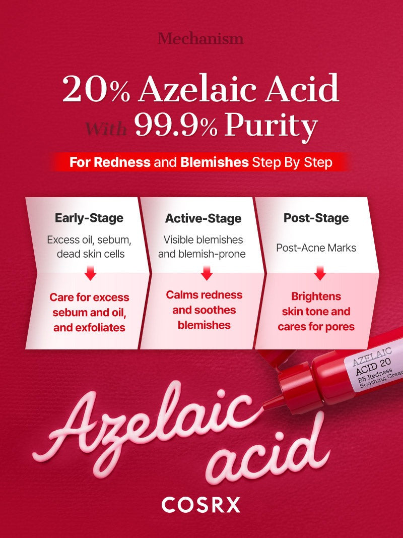 COSRX Azelaic Acid 20 B5 Redness Soothing Cream